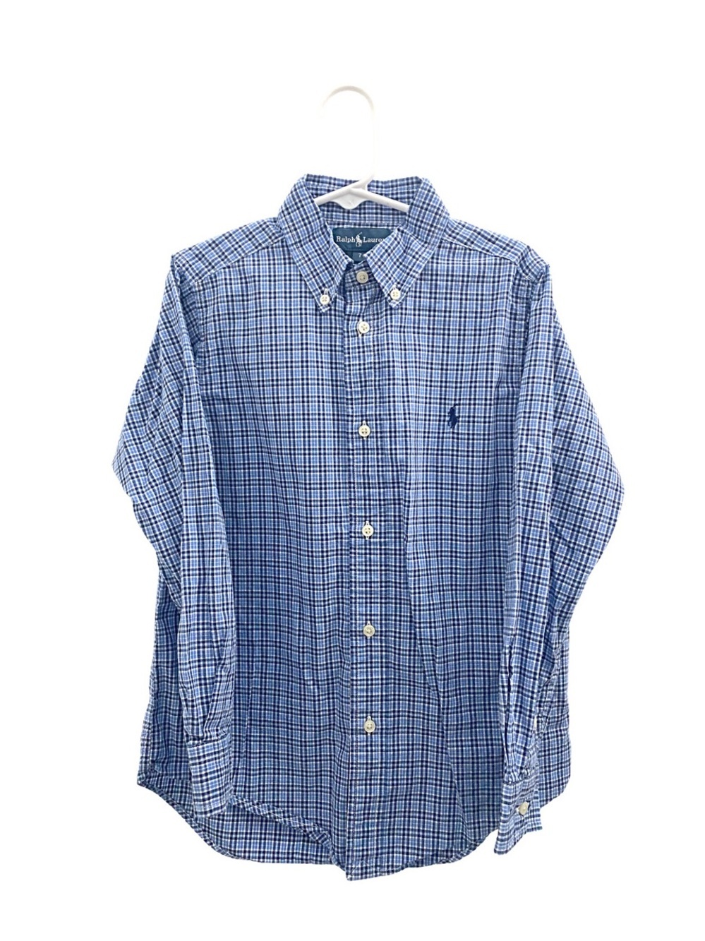 Ralph Lauren 100% Cotton Long Sleeve Shirt Size 7